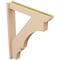 Ekena Millwork 5 1/2-in W x 32-in D x 40-in H Balboa Slat Rough Cedar Woodgrain TimberThane Outlooker, Primed Tan OUTUR055X32X40BOA24RCPR - alternate 6